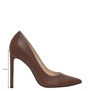 Zapatilla NINE WEST Wntatiana  Piel Color Cafe