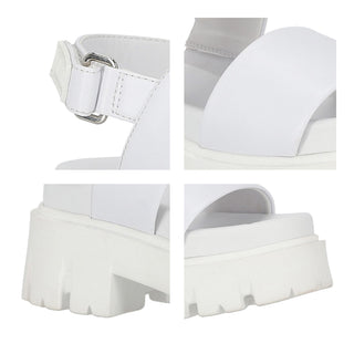 Sandalia con Plataforma WESTIES Webadboy  Sintetico Color Blanco