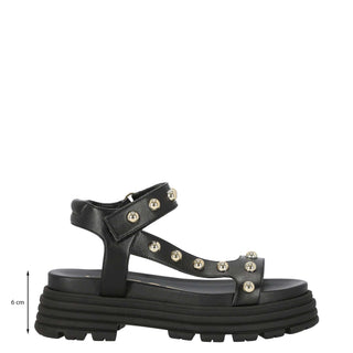 Sandalia con Plataforma WESTIES Webuddy  Sintetico Color Negro