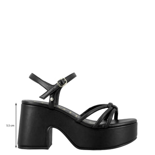 Zapatilla con Plataforma WESTIES Wedammie  Sintetico Color Negro