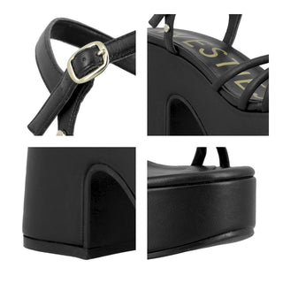 Zapatilla con Plataforma WESTIES Wedammie  Sintetico Color Negro
