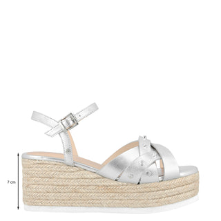 Zapatilla con Plataforma WESTIES Weherms  Sintetico Color Metalico
