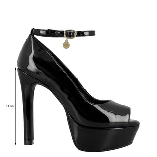 Zapatilla de Punta Abierta WESTIES Weimperius  Charol sintético Color Negro