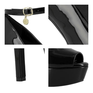 Zapatilla de Punta Abierta WESTIES Weimperius  Charol sintético Color Negro