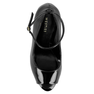 Zapatilla de Punta Abierta WESTIES Weimperius  Charol sintético Color Negro