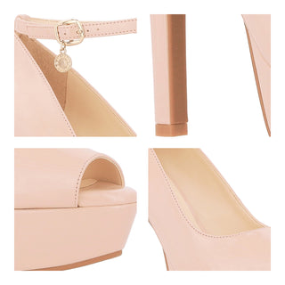 Zapatilla de Punta Abierta WESTIES Weimperius  Charol sintético Color Beige