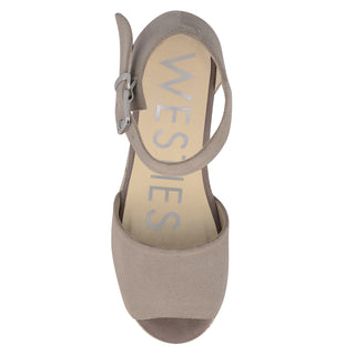 Zapatilla con Plataforma WESTIES Welumusi2  Gamuza Color Cafe