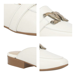Zapato Destalonado WESTIES Westewy  Sintetico Color Blanco