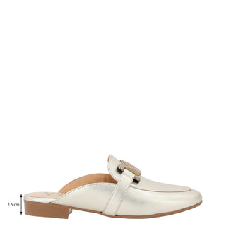 Zapato Destalonado WESTIES Westewy  Sintetico Color Metalico