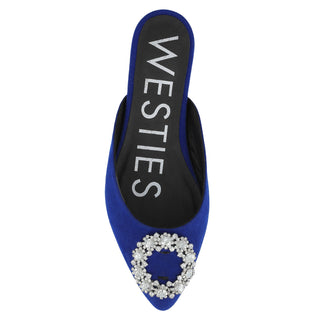 Zapato Destalonado WESTIES Wevarut2  Gamuza textil Color Azul