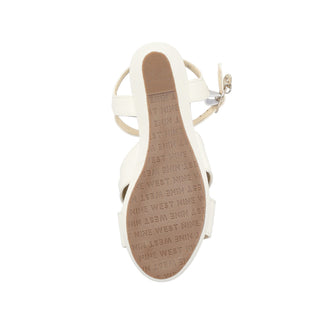 Zapatilla con Plataforma NINE WEST Nwlekef  Sintetico Color Blanco