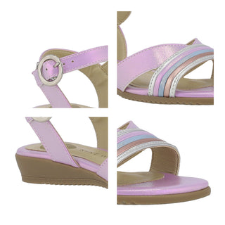 Sandalia de Tacon Corrido NINE WEST Nwmalek  Sintetico Color Morado