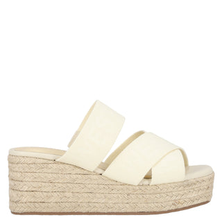 Zapatilla con Plataforma WESTIES Wecanopus  Textil Color Beige