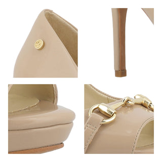 Zapatilla de Punta Abierta WESTIES Wecastiel  Charol sintético Color Beige