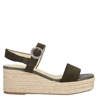 Zapatilla con Plataforma WESTIES Wedarelle  Gamuza Color Verde