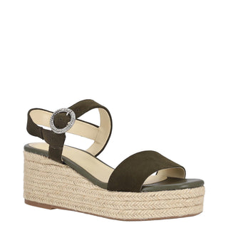 Zapatilla con Plataforma WESTIES Wedarelle  Gamuza Color Verde