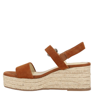 Zapatilla con Plataforma WESTIES Wedarelle  Gamuza Color Cafe
