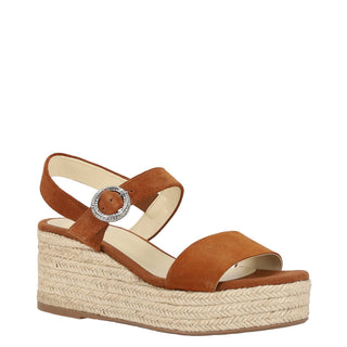 Zapatilla con Plataforma WESTIES Wedarelle  Gamuza Color Cafe
