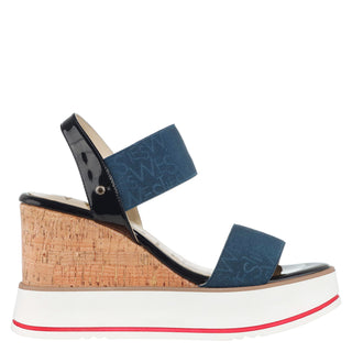 Zapatilla con Plataforma WESTIES Wesaeb  Textil Color Azul