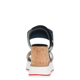 Zapatilla con Plataforma WESTIES Wesaeb  Textil Color Azul