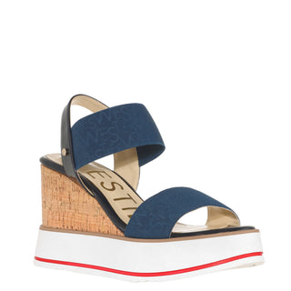 Zapatilla con Plataforma WESTIES Wesaeb  Textil Color Azul