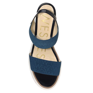 Zapatilla con Plataforma WESTIES Wesaeb  Textil Color Azul