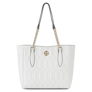 Bolsa Tote NINE WEST Nqg127123  Sintetico Color Blanco