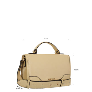 Bolsa Crossbody NINE WEST Ngv108521  Charol piel Color Beige