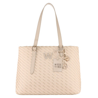 Bolsa Tote WESTIES Hbaviesc2we  Sintetico Color Beige