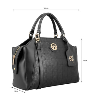 Bolsa de Mano WESTIES Hbdosot2we  Sintetico mo Color Negro