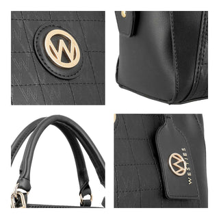 Bolsa de Mano WESTIES Hbdosot2we  Sintetico mo Color Negro