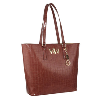 Bolsa Tote WESTIES Hbhispiwe  Sintetico Color Cafe