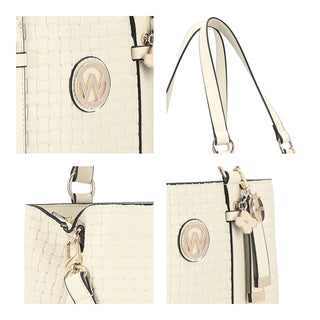 Bolsa de Mano WESTIES Hbignacia4we  Sintetico Color Blanco