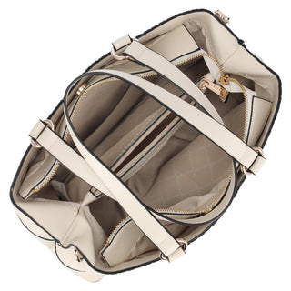 Bolsa de Mano WESTIES Hbignacia4we  Sintetico Color Blanco