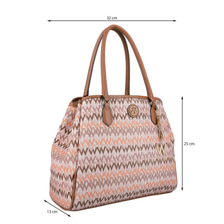 Bolsa Tote WESTIES Hboccelwe  Textil Color Cafe