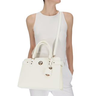 Bolsa de Mano WESTIES Hbreptiale2we  Sintetico Color Blanco
