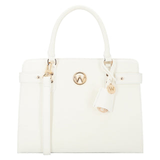 Bolsa de Mano WESTIES Hbreptiale2we  Sintetico Color Blanco