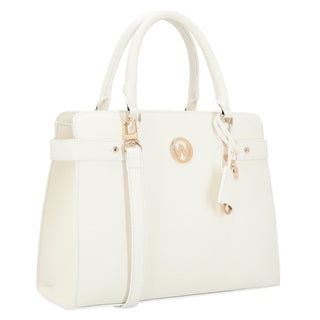 Bolsa de Mano WESTIES Hbreptiale2we  Sintetico Color Blanco
