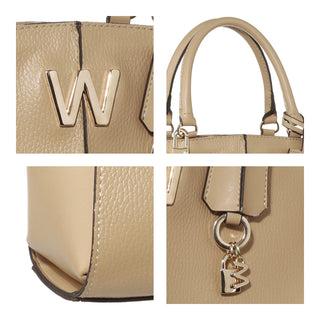 Bolsa de Mano WESTIES Hbvaughan2we  Sintetico Color Beige