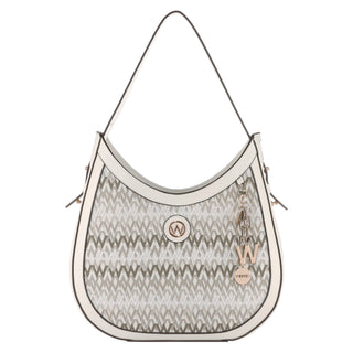 Bolsa Hobo WESTIES Hbvengerber3we  Textil Color Blanco