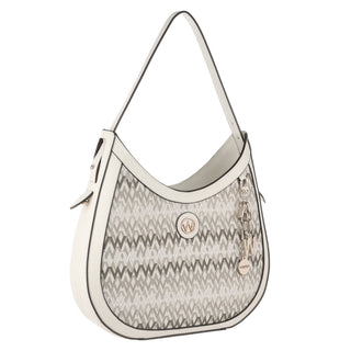 Bolsa Hobo WESTIES Hbvengerber3we  Textil Color Blanco