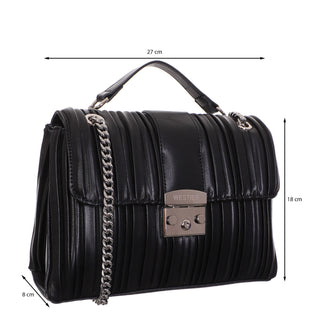 Bolsa Crossbody WESTIES Hbamarillowe  Sintetico Color Negro