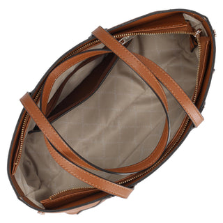 Bolsa Tote WESTIES Hbamiko8we  Sintetico Color Cafe