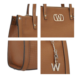 Bolsa Tote WESTIES Hbargus2we  Sintetico Color Cafe