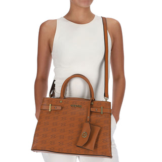Bolsa de Mano WESTIES Hbepimeteowe  Sintetico Color Cafe