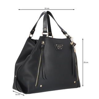 Bolsa Tote WESTIES Hbmegatronwe  Sintetico Color Negro
