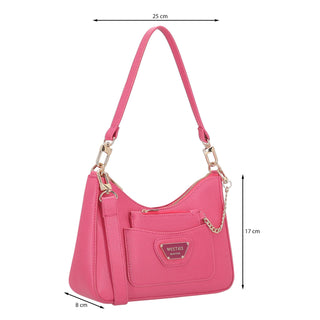 Bolsa Shoulder WESTIES Hbmensaewe  Sintetico Color Rosa