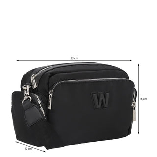 Bolsa Crossbody WESTIES Hbmiroku4we  Textil Color Negro