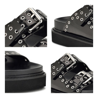 Sandalia con Plataforma NINE WEST Wneleny3  Sintetico Color Negro