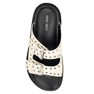 Sandalia con Plataforma NINE WEST Wneleny3  Sintetico Color Blanco